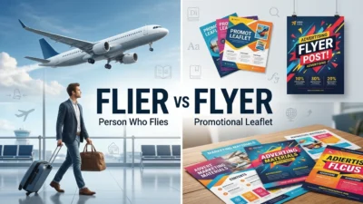 Flier vs Flyer