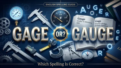 Gage or Gauge