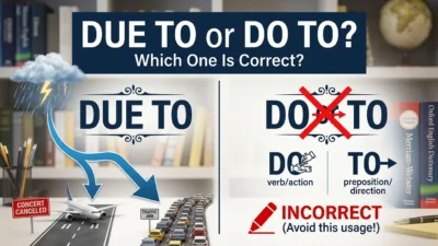 Due To or Do To